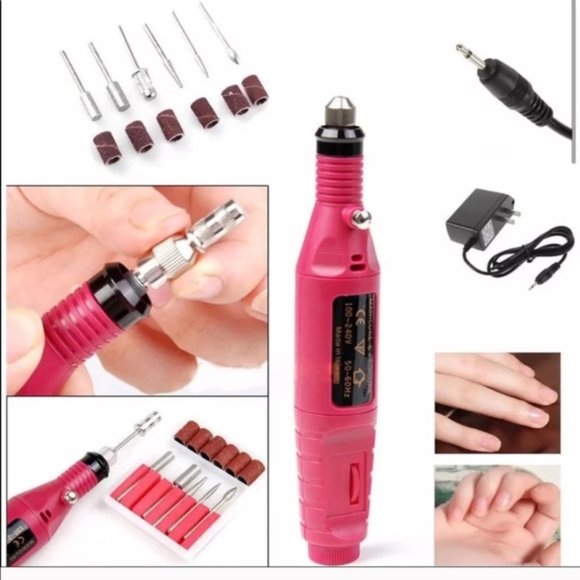 Electric Nail File Drill Manicure Pedicure Tips - Picture 2 of 2
